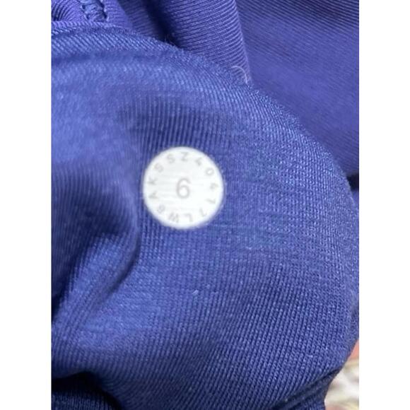 Lululemon Wunder Train HR Purple Crop 23" Womens Sz 6 - Picture 2 of 8